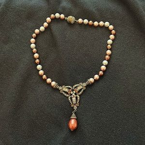 Heidi Daus multicolor pearls necklace